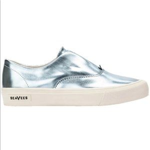 SeaVees Metallic Blue Sunset Strip Platform Sneaker  Size 9.5